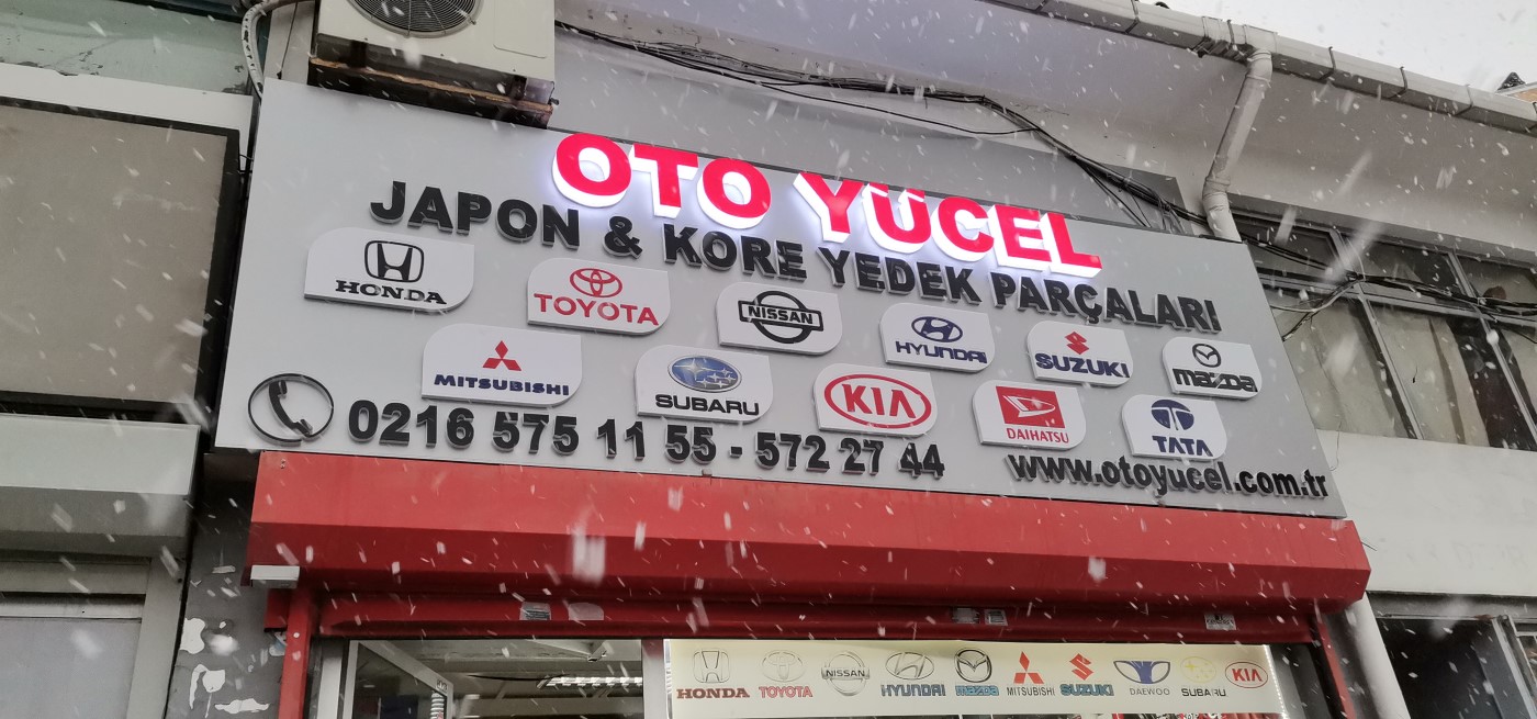 otomotiv tabelası, oto yedek parça tabelası, oto tamir tabelası, oto yedek parça tabela modelleri,